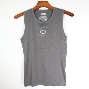 Evoshield Tank Top Womens Large Grey Performance Athlete Stretch Sports Athletic